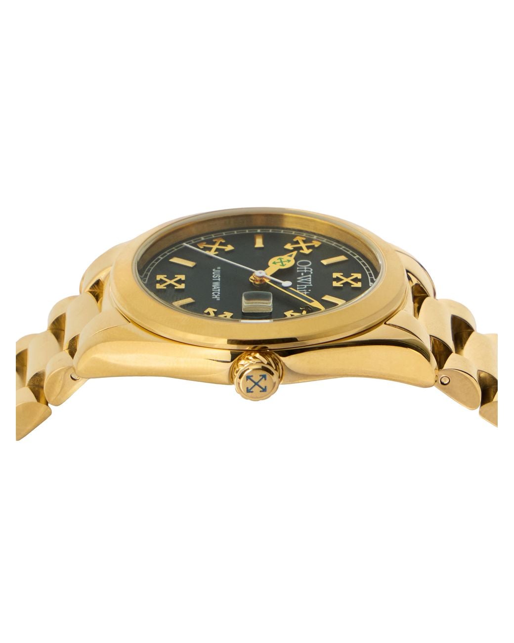 Off-White c/o Virgil Abloh Metallic "Crossing" Watch