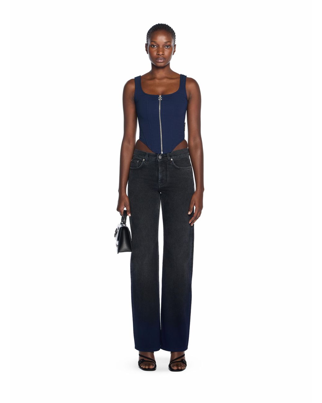 Off-White c/o Virgil Abloh Blue Spray Susy Denim Pants