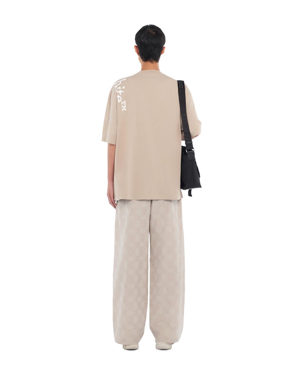 Off-White c/o Virgil Abloh White Vertical Bookish Skate T-Shirt for men