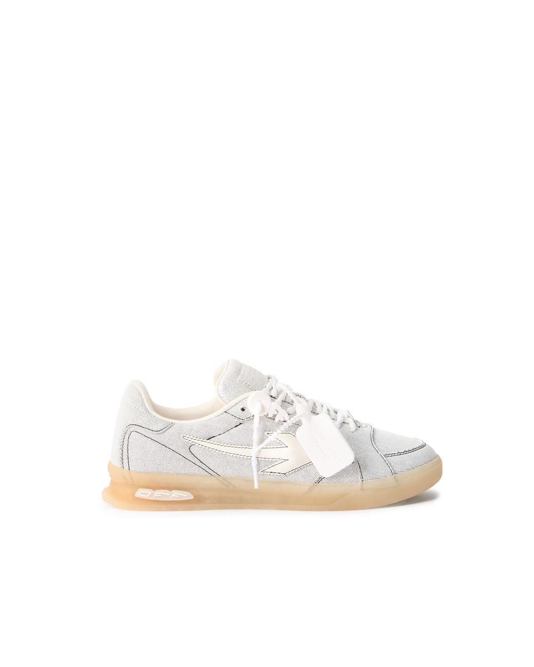 Off-White c/o Virgil Abloh White End Of Play Denim Sneakers for men