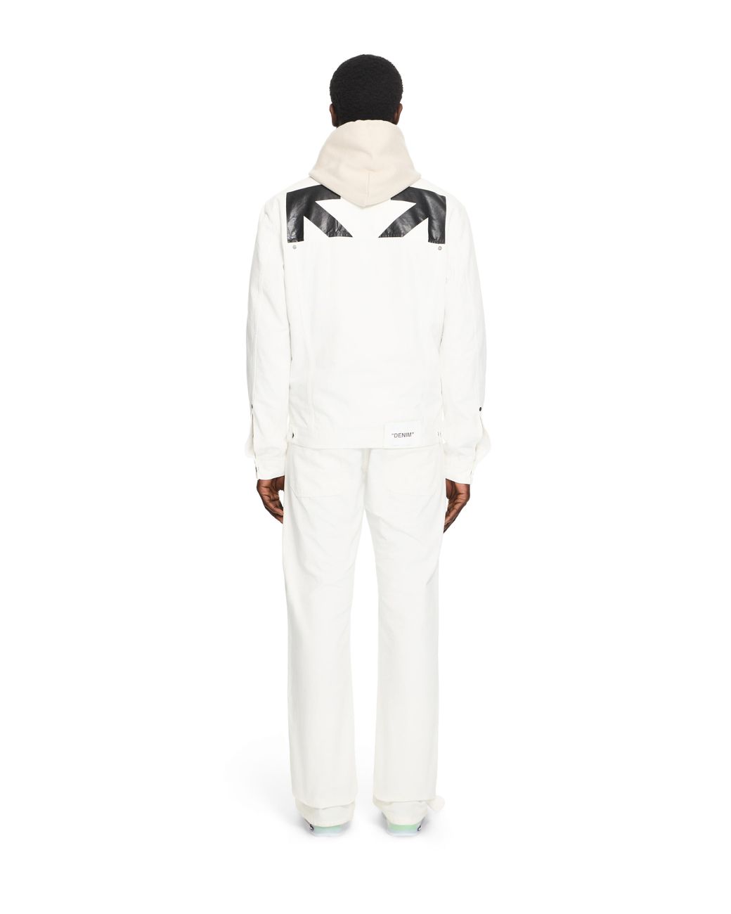 Off-White c/o Virgil Abloh White Half Arrow Skate Jacket for men