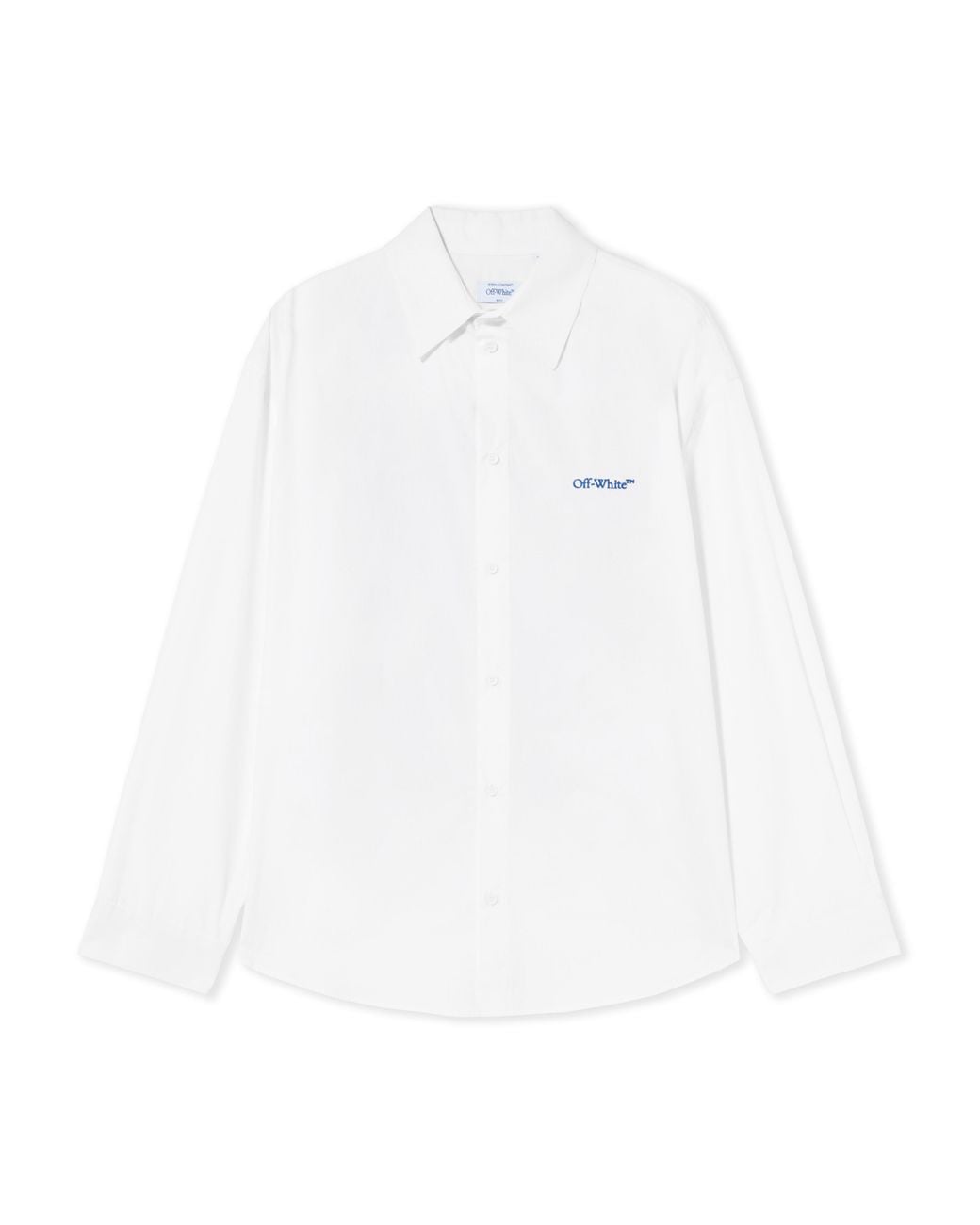 Off-White c/o Virgil Abloh White Bacco Arrow Poplin Overshirt for men