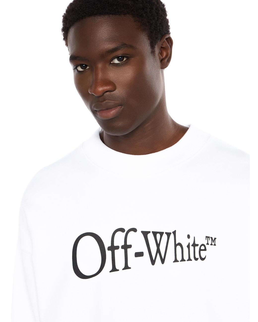 Off-White c/o Virgil Abloh White Run Arrow Skate Crewneck Sweatshirt for men