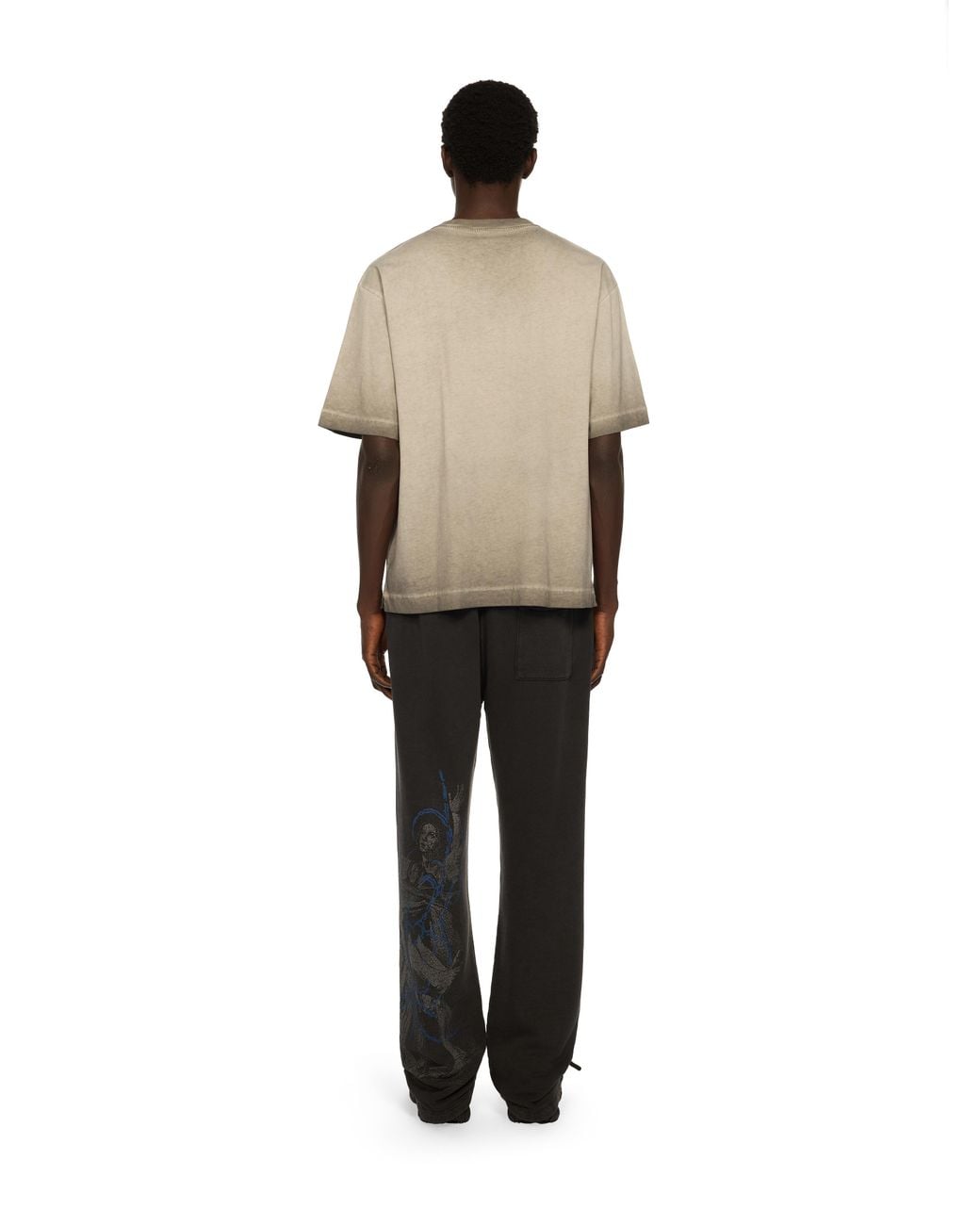 Off-White c/o Virgil Abloh Gray Laundry Skate Logo Tee for men