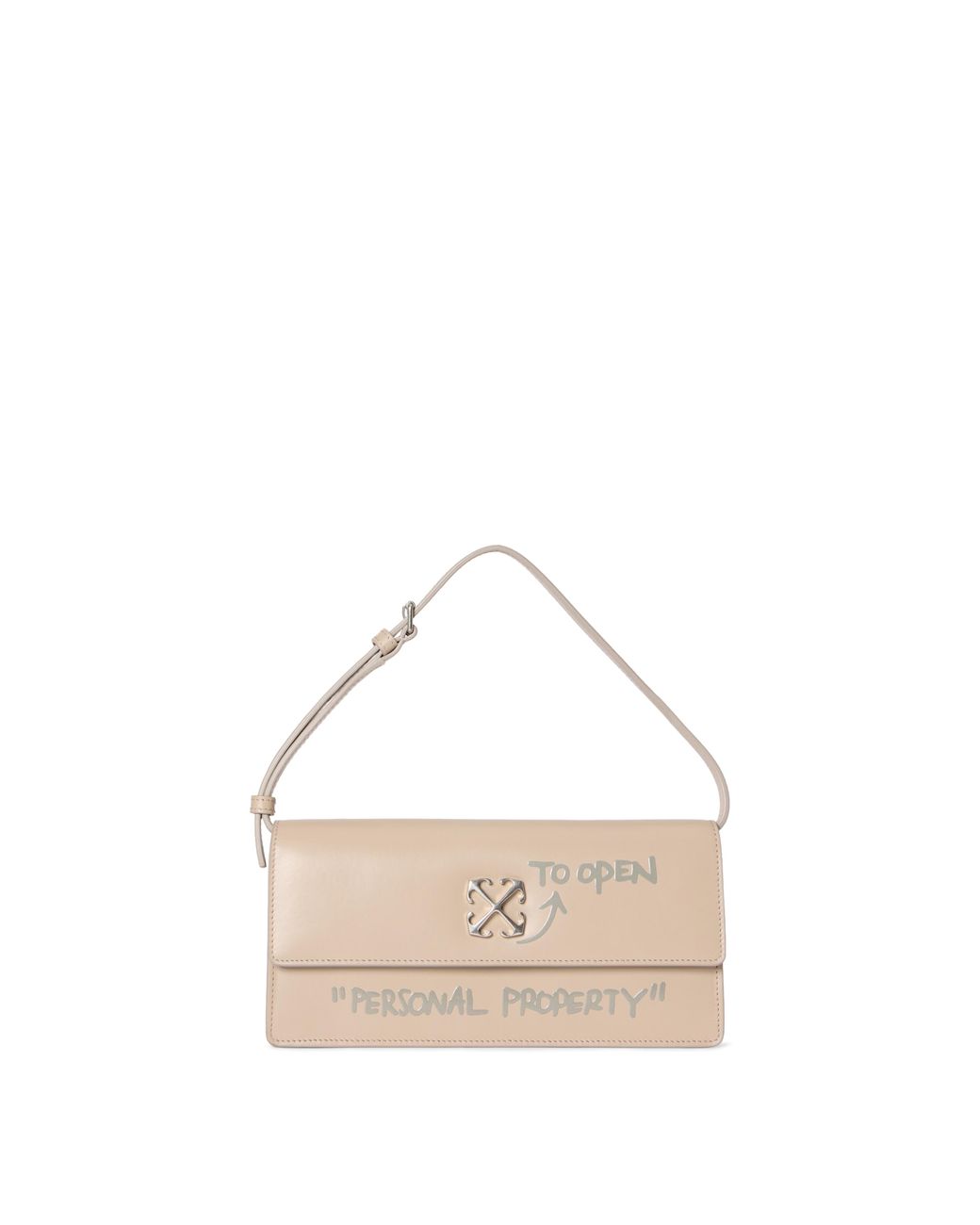 Off-White c/o Virgil Abloh Natural Jitney 1.0 Shoulder Bag