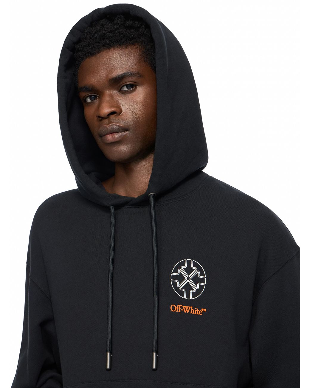 Off-White c/o Virgil Abloh Black Off Line Hoodie for men