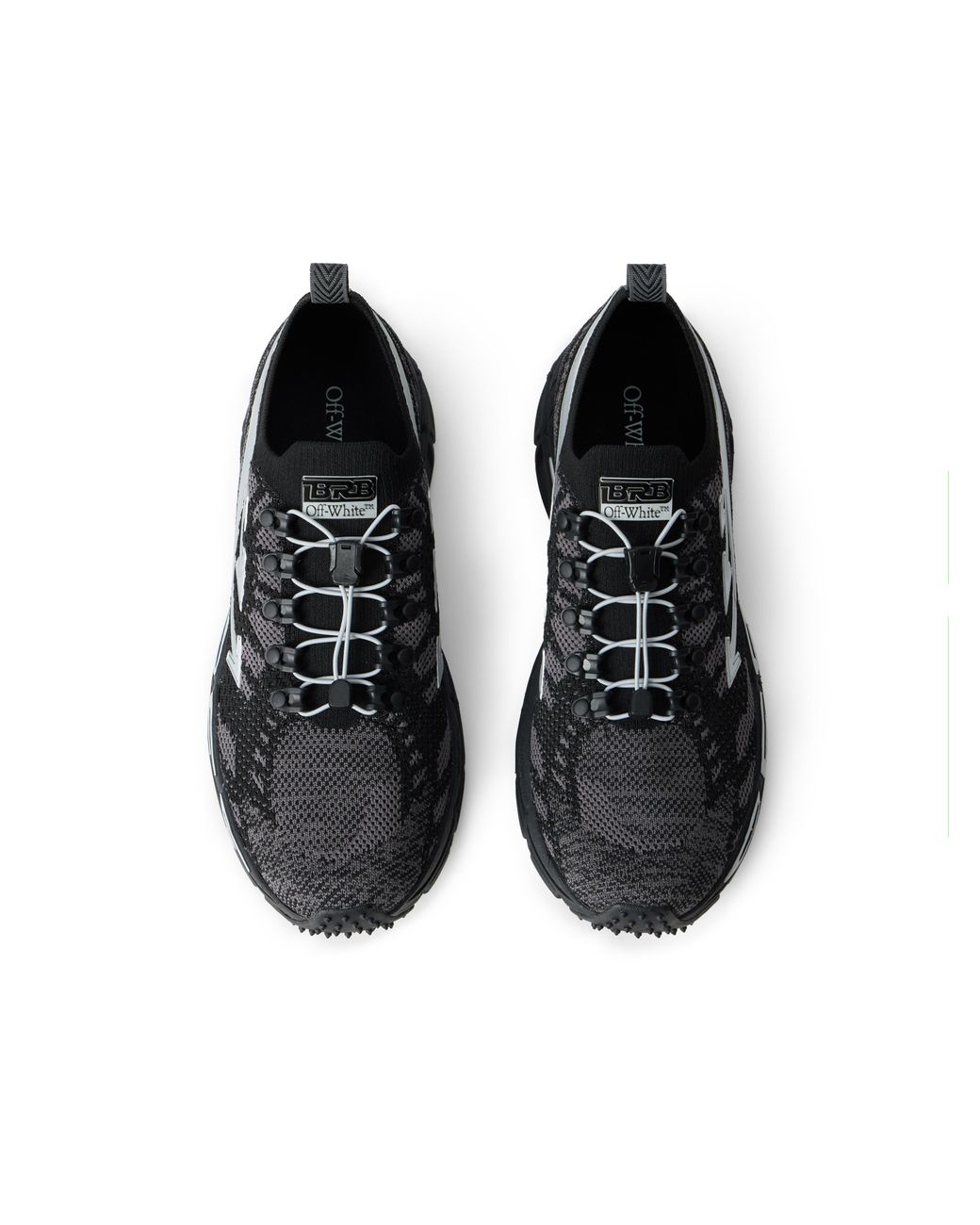 Off-White c/o Virgil Abloh Black Be Right Back Knit Sneakers for men