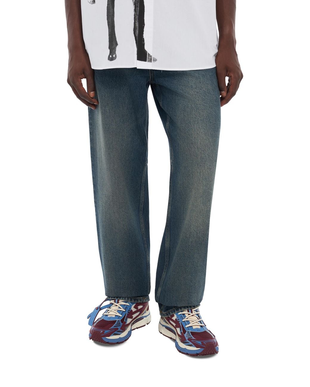 Off-White c/o Virgil Abloh Blue Be Right Back Sneakers for men