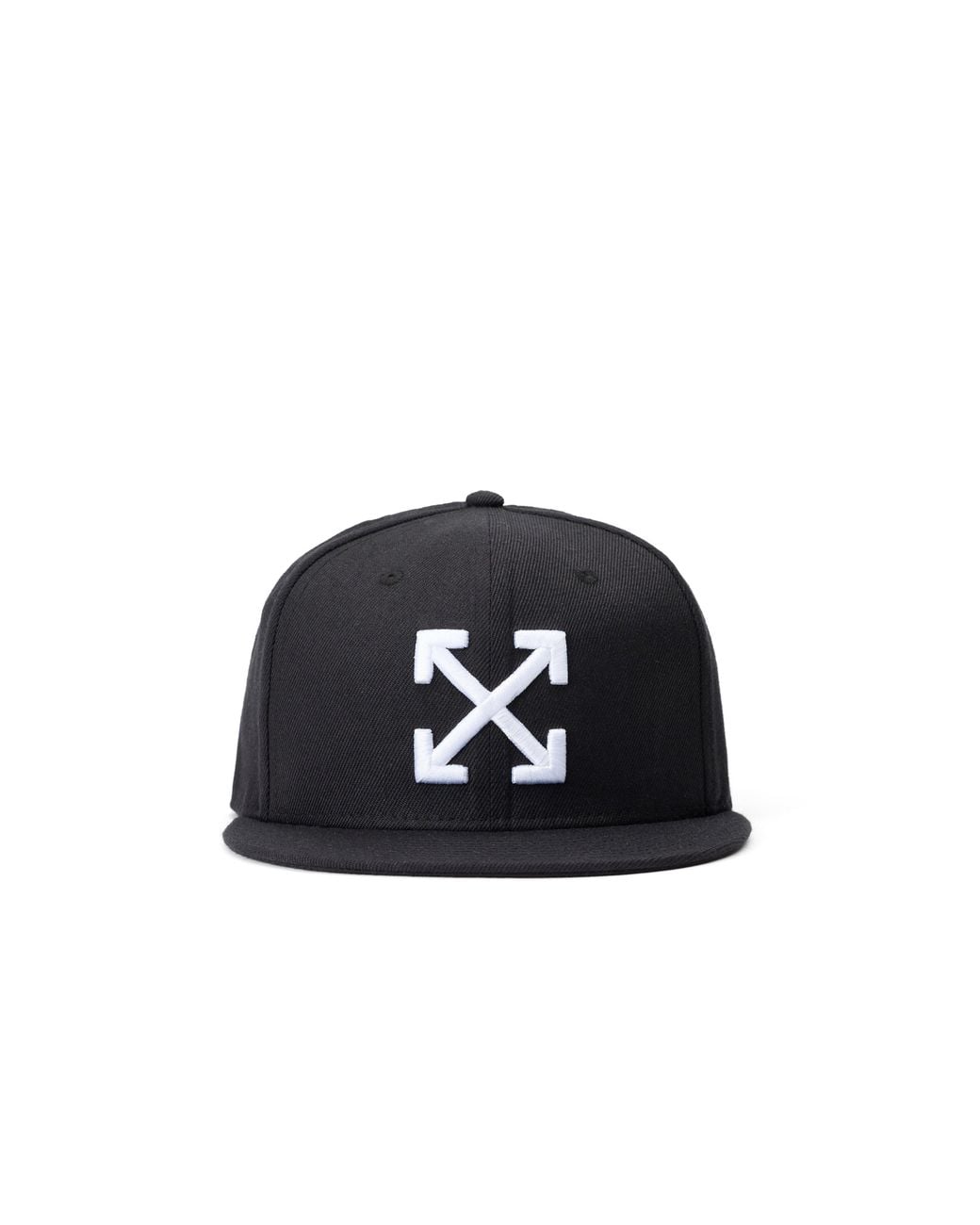 Off-White c/o Virgil Abloh Black Arrows Flat Brim Cap for men