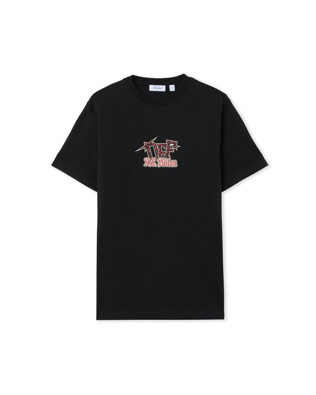Off-White c/o Virgil Abloh Black Off- C/O Ac Milan Arrow Slim T-Shirt for men