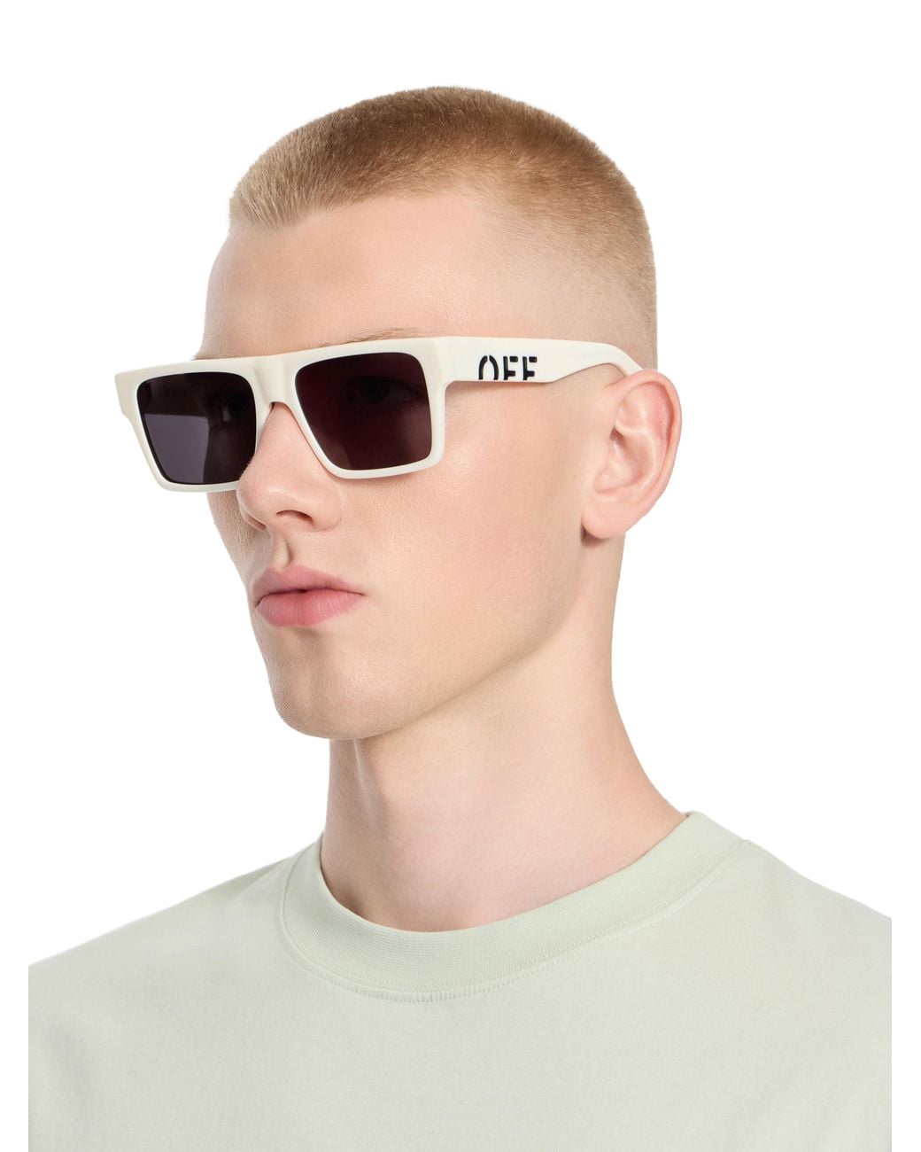 Off-White c/o Virgil Abloh Pink Casper Dark Lens Sunglasses