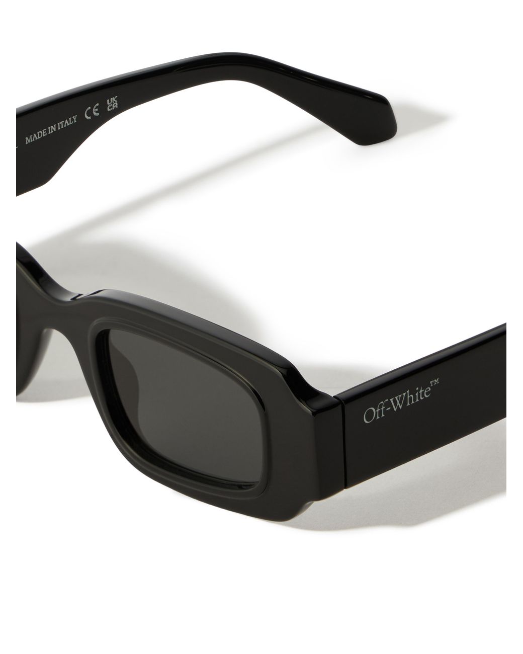 Off-White c/o Virgil Abloh Black Olympia Smoke Lens Sunglasses