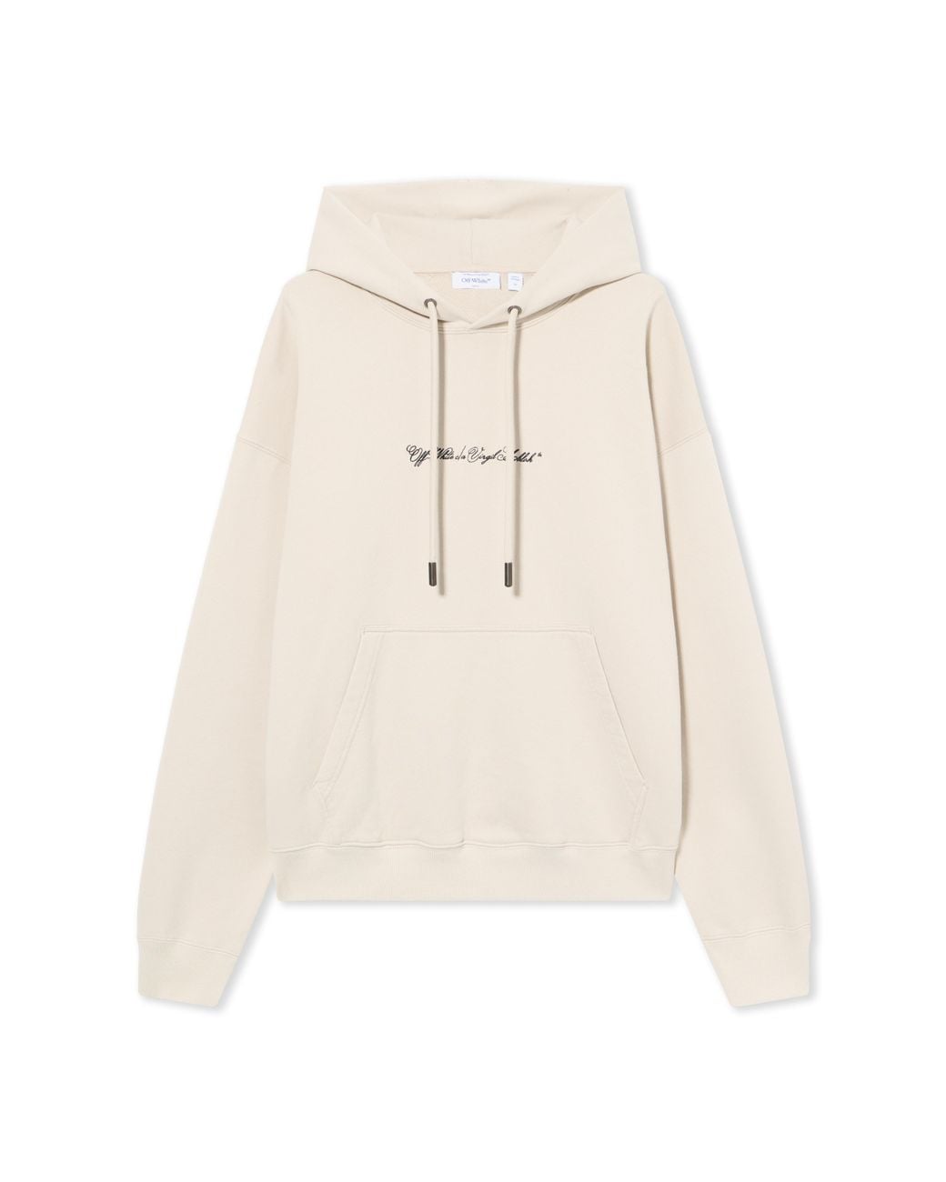 Off-White c/o Virgil Abloh White Script Arrow Diagonal Skate Hoodie for men