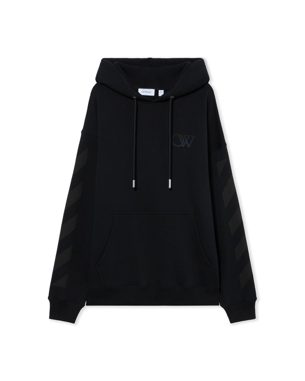 Off-White c/o Virgil Abloh Black Diagonal Skate Hoodie for men