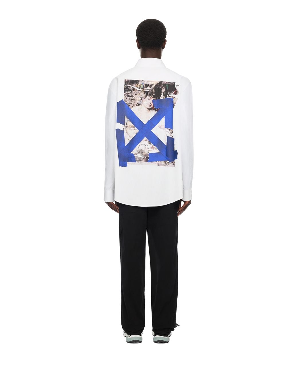 Off-White c/o Virgil Abloh White Bacco Arrow Poplin Overshirt for men