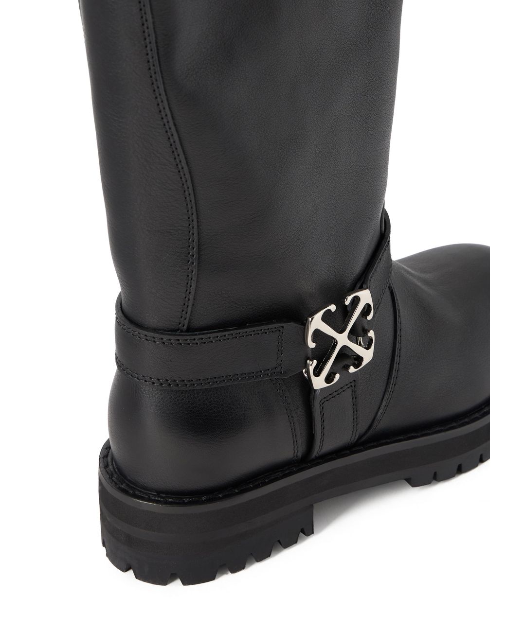 Off-White c/o Virgil Abloh Black Off Track High Boots