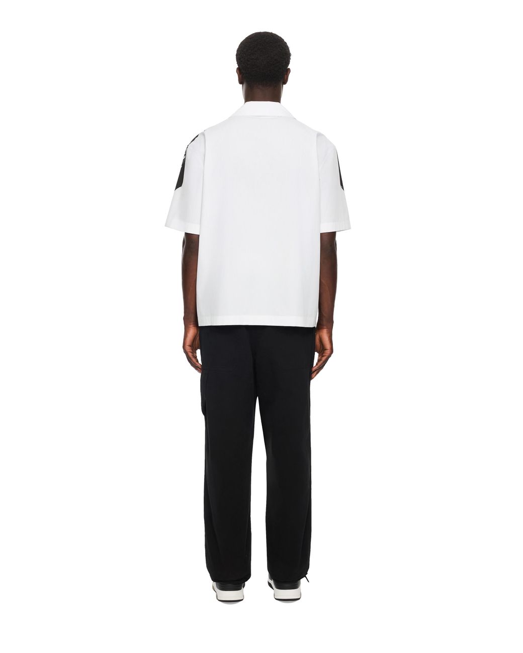 Off-White c/o Virgil Abloh Black Negative Big Bookish Bowling Shirt for men