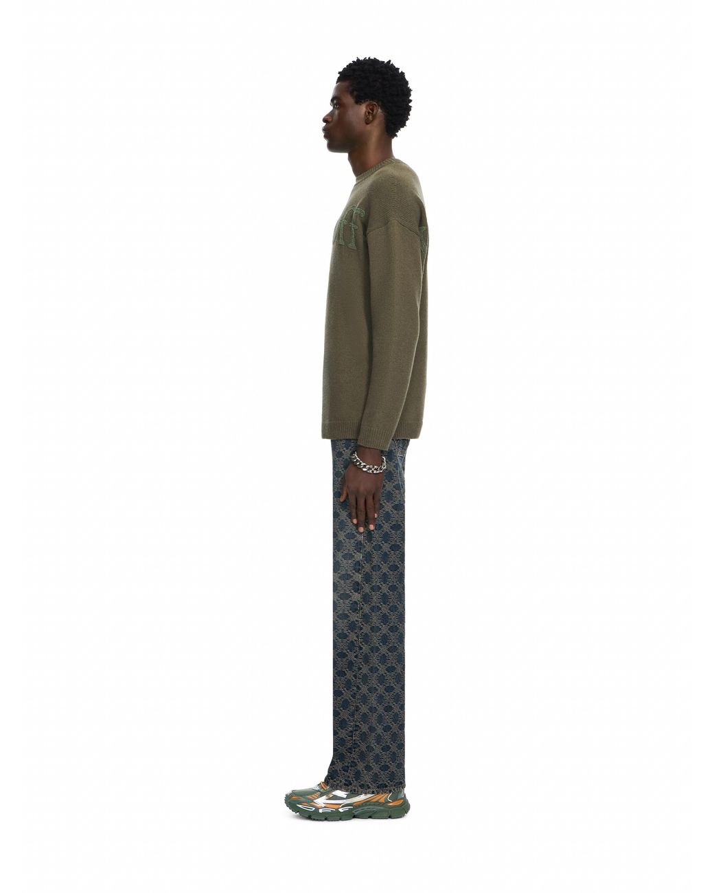 Off-White c/o Virgil Abloh Blue Arrow Monogram Slim Jeans for men