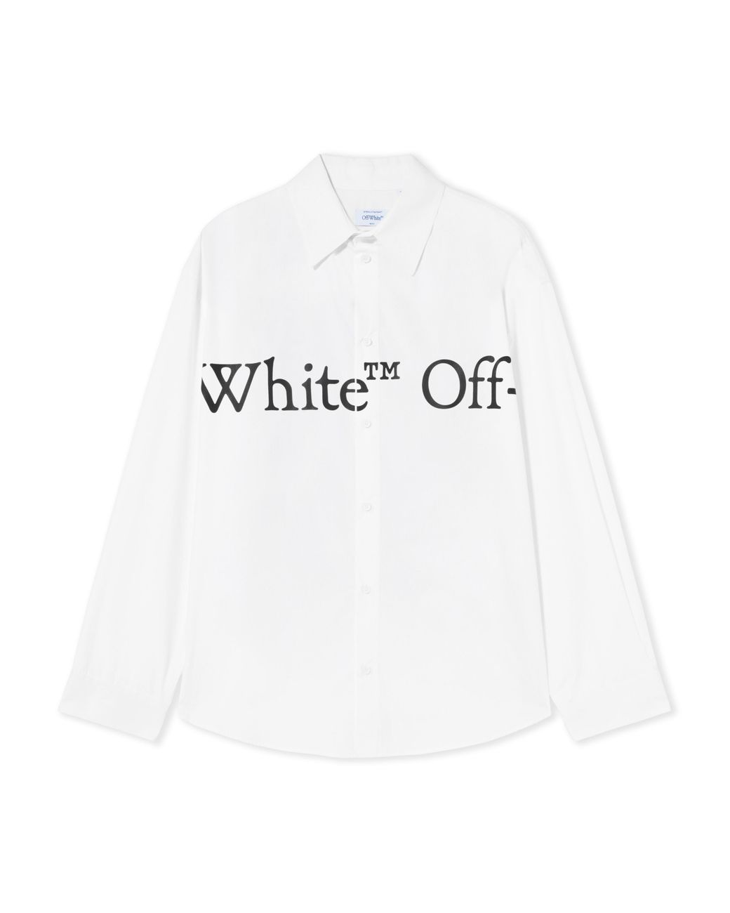Off-White c/o Virgil Abloh White Bookish Scarf Poplin Overshirt for men