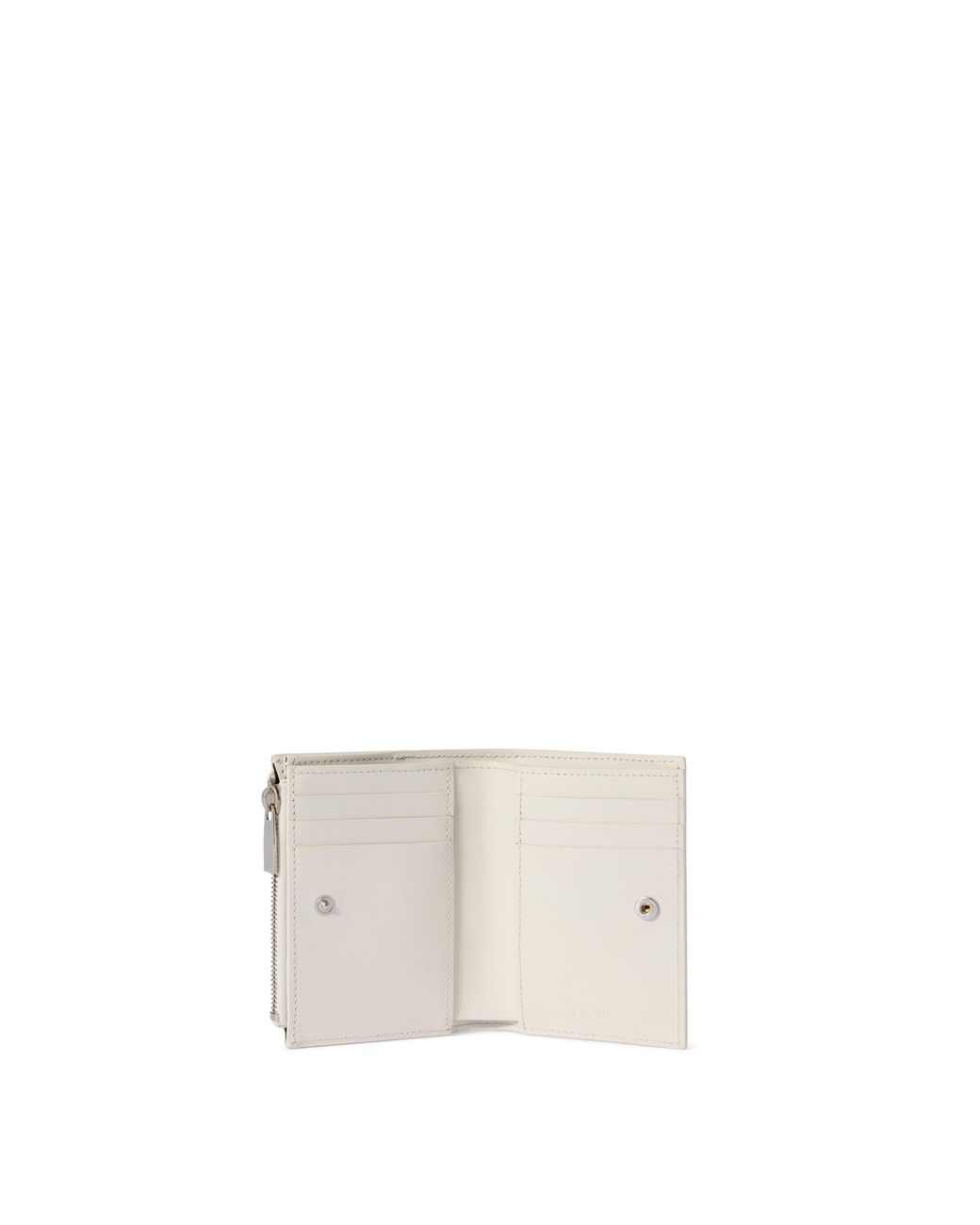 Off-White c/o Virgil Abloh White Jitney Quote Zippered Bifold