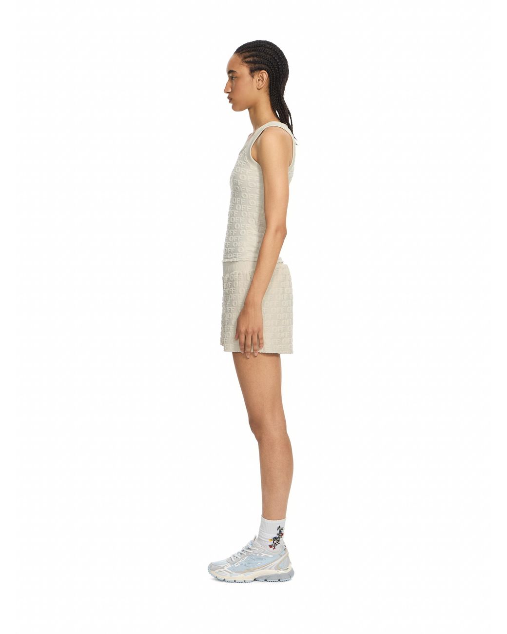Off-White c/o Virgil Abloh Natural Terry Off Shorts