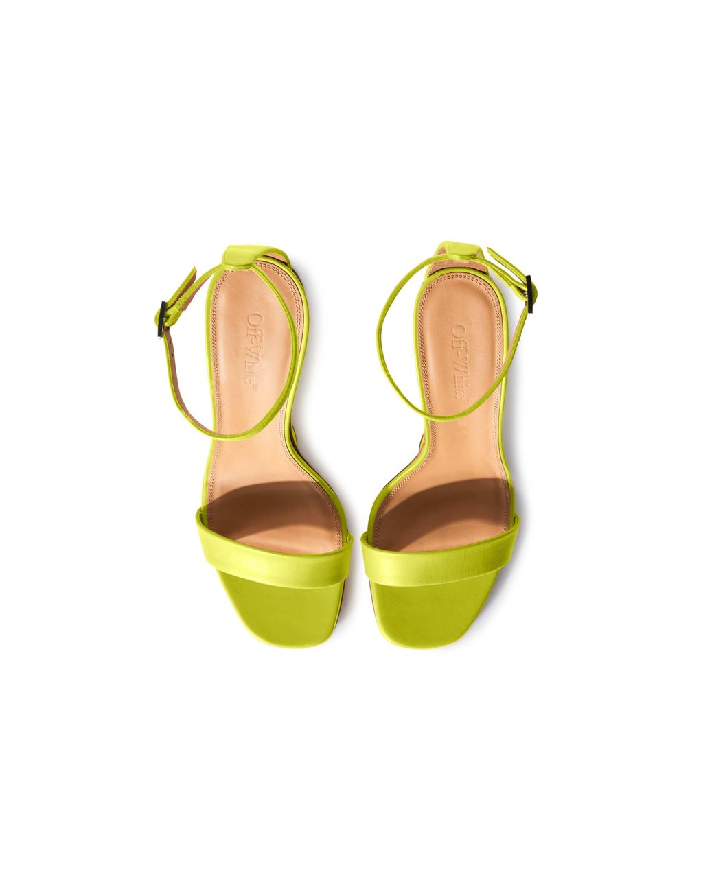 Off-White c/o Virgil Abloh Yellow Jug Wedge Sandal