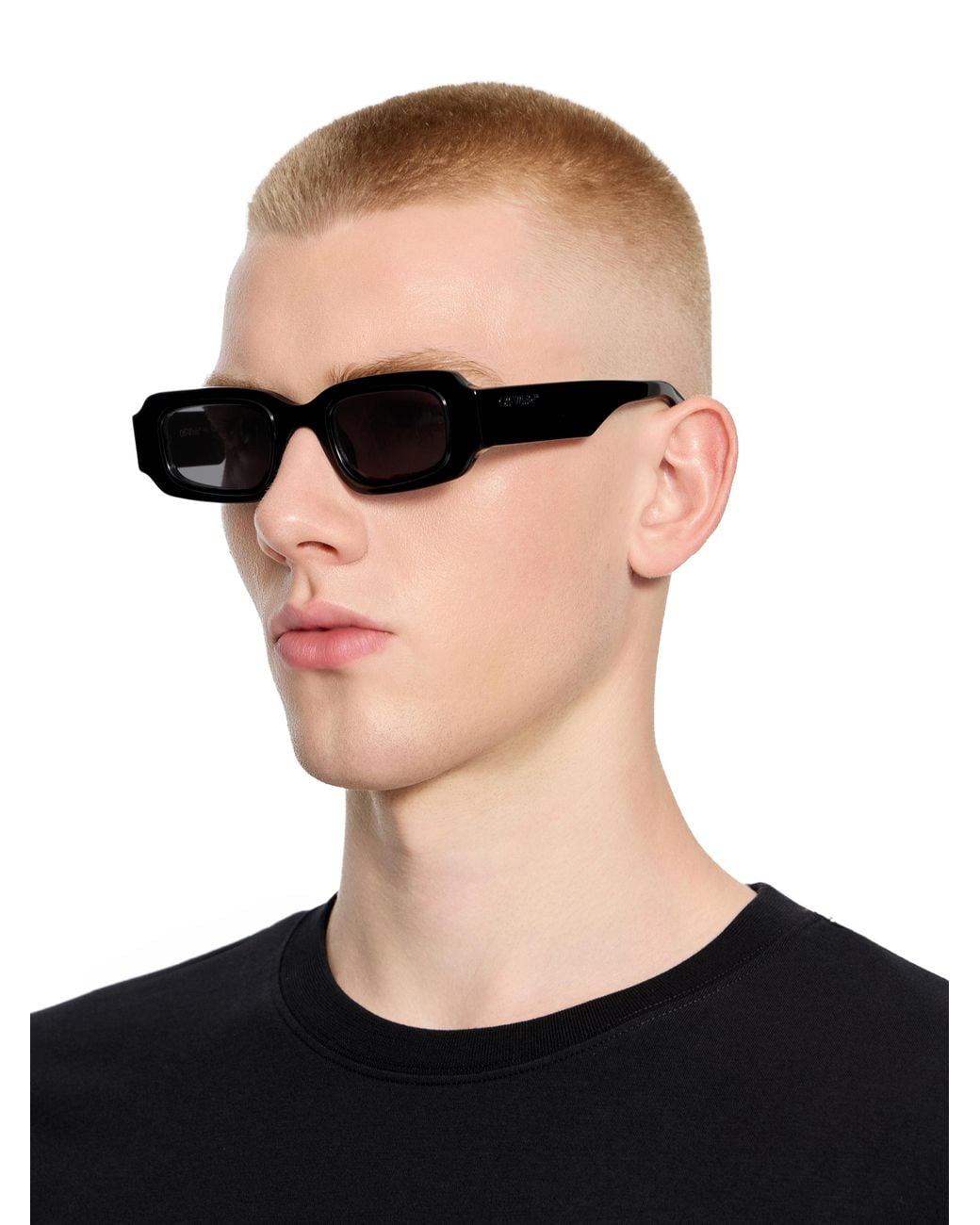 Off-White c/o Virgil Abloh Black Olympia Smoke Lens Sunglasses