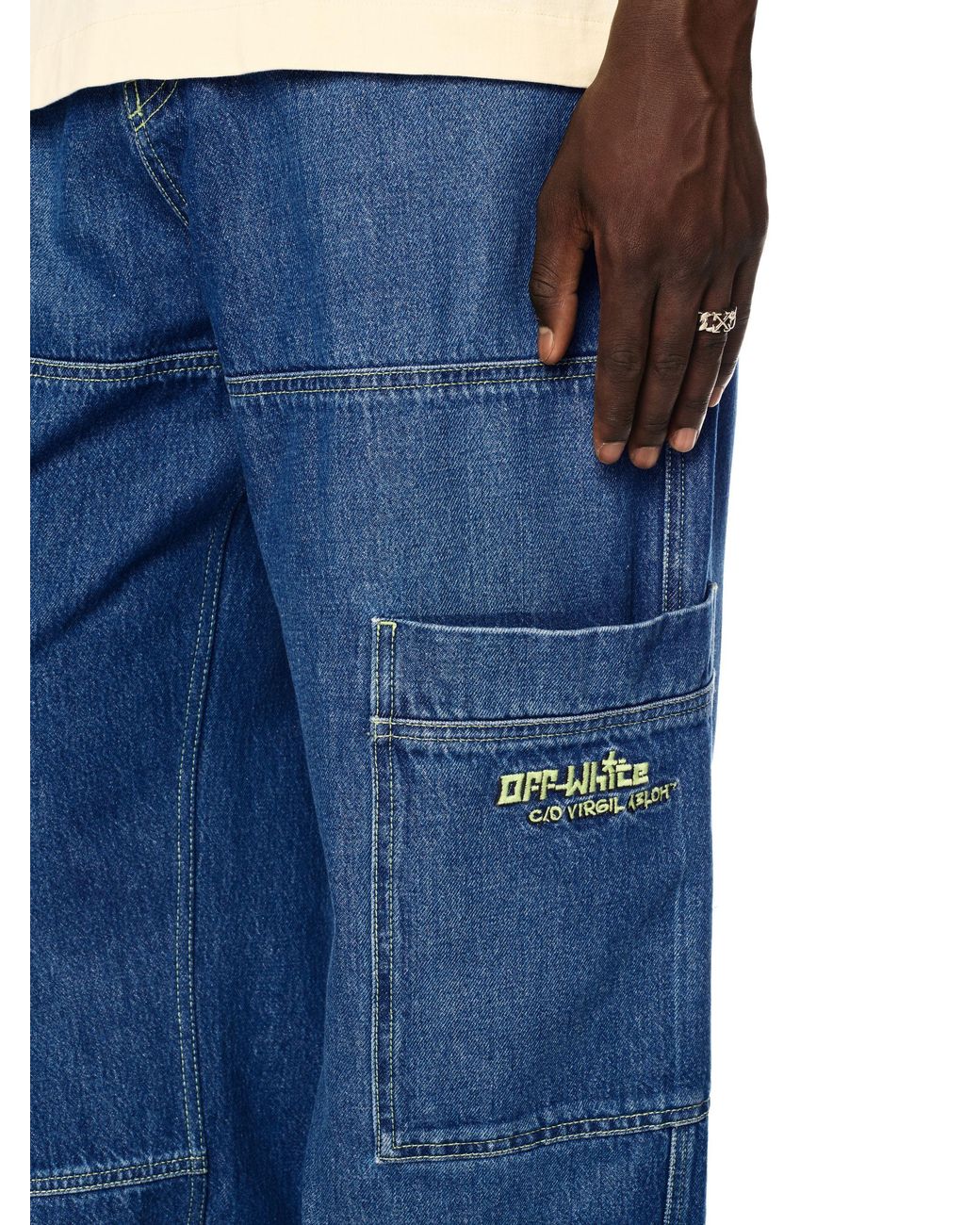 Off-White c/o Virgil Abloh Blue Jeans for men