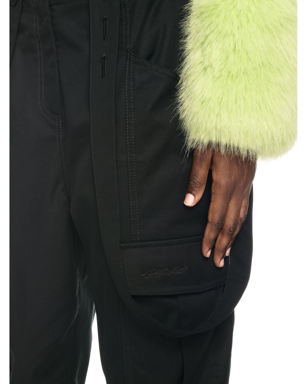Off-White c/o Virgil Abloh Black Co Straps Cargo Pants