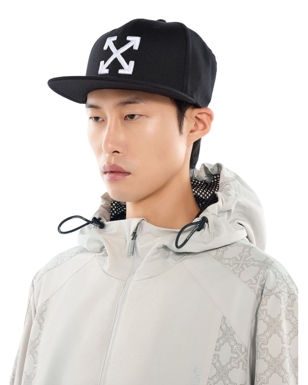 Off-White c/o Virgil Abloh White Off Line Racing Windbreaker for men