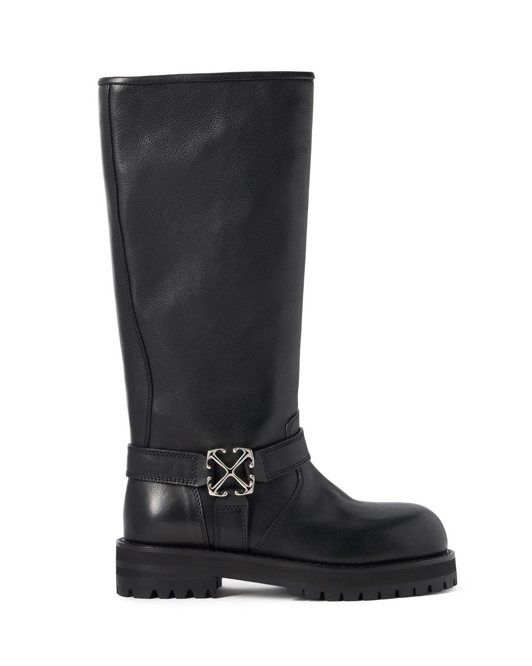 Off-White c/o Virgil Abloh Black Off Track High Boots