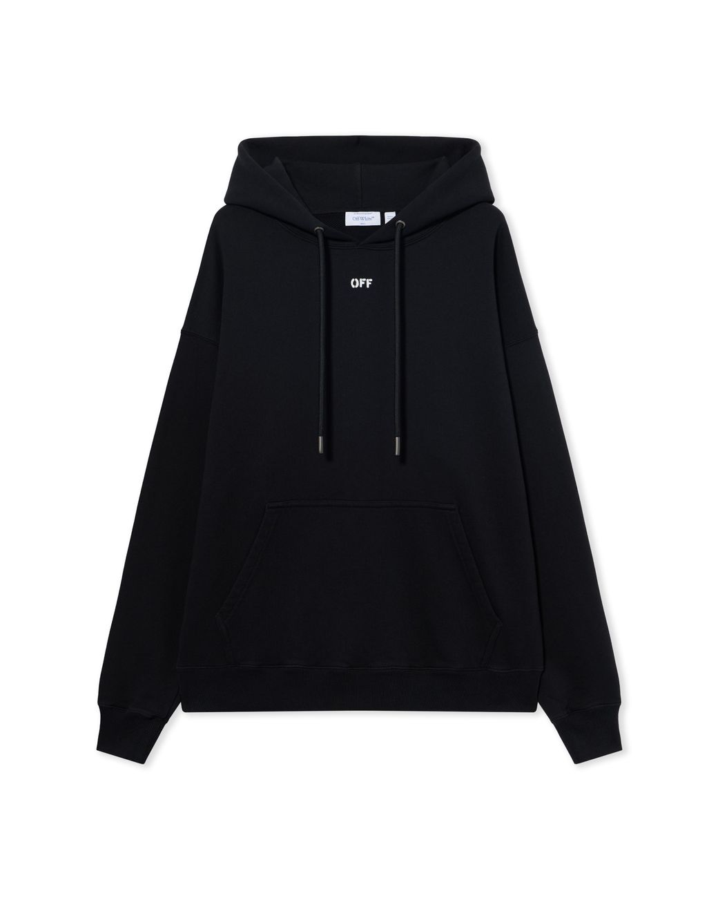 Off-White c/o Virgil Abloh Black 3D Spray Arrow Skate Hoodie for men