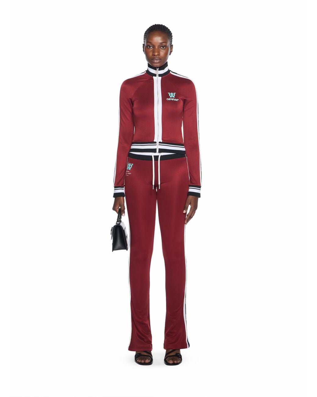 Off-White c/o Virgil Abloh Red Track Serena Slim Pants