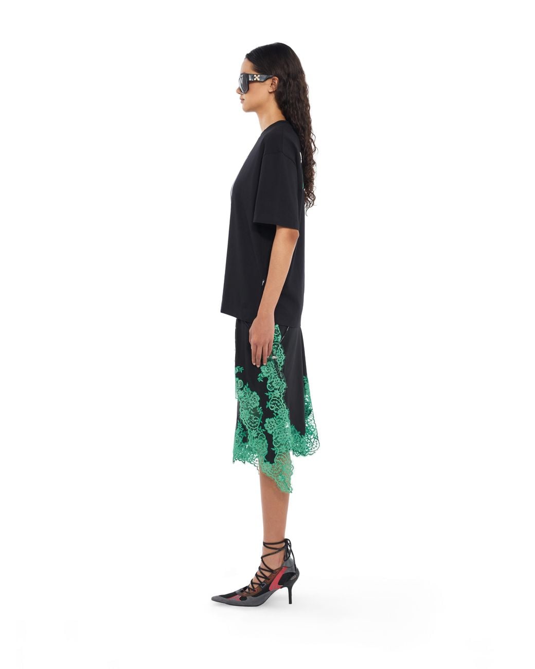 Off-White c/o Virgil Abloh Black Miles Davis League Skate T-Shirt