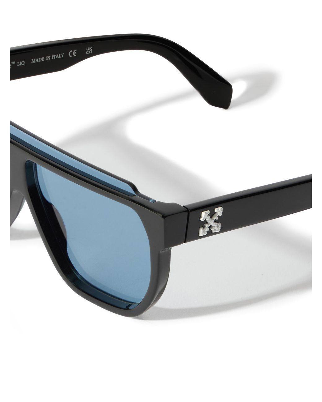 Off-White c/o Virgil Abloh Blue Earth Light Lens Sunglasses