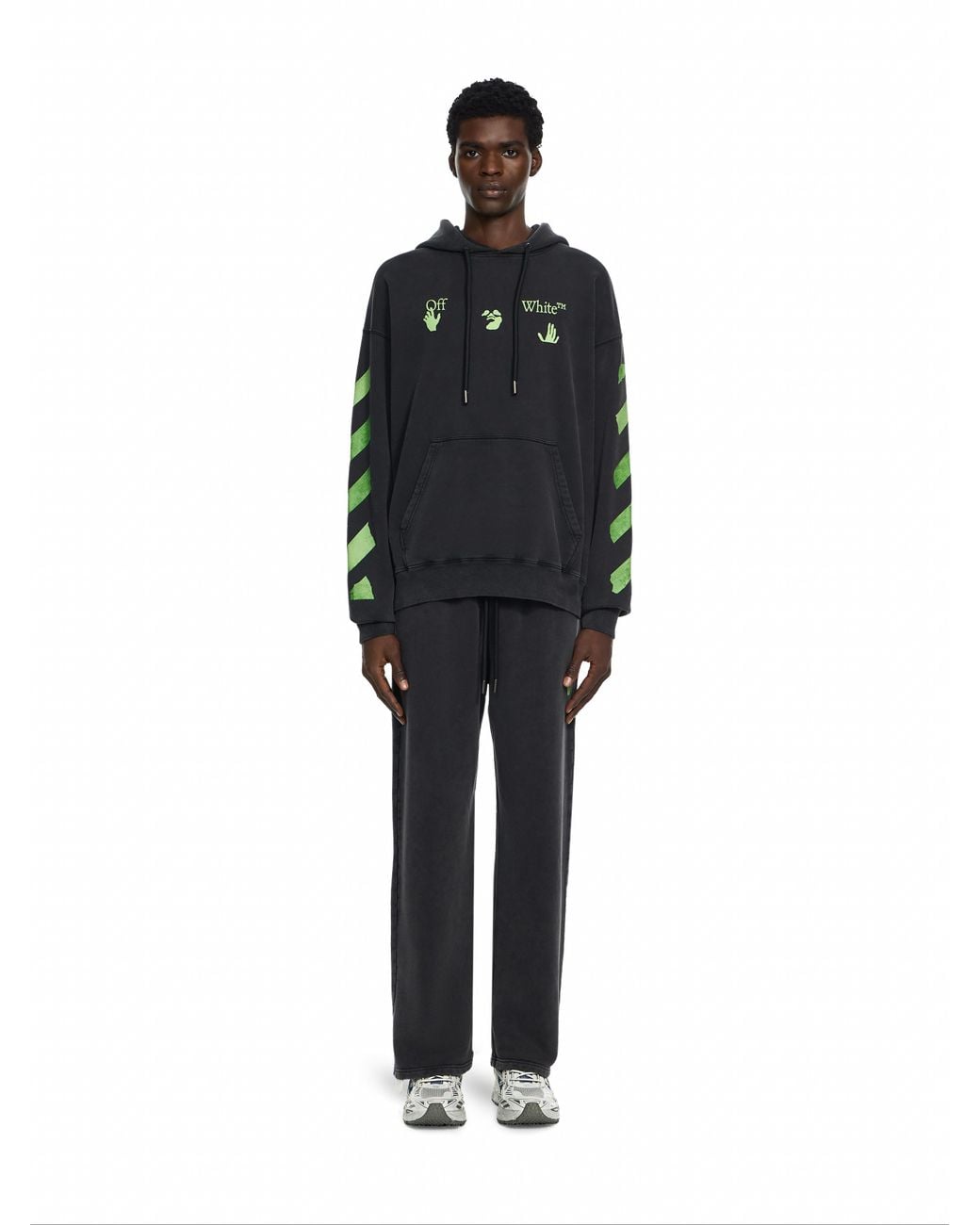 Off-White c/o Virgil Abloh Black Bacco Arrow Skate Hoodie for men