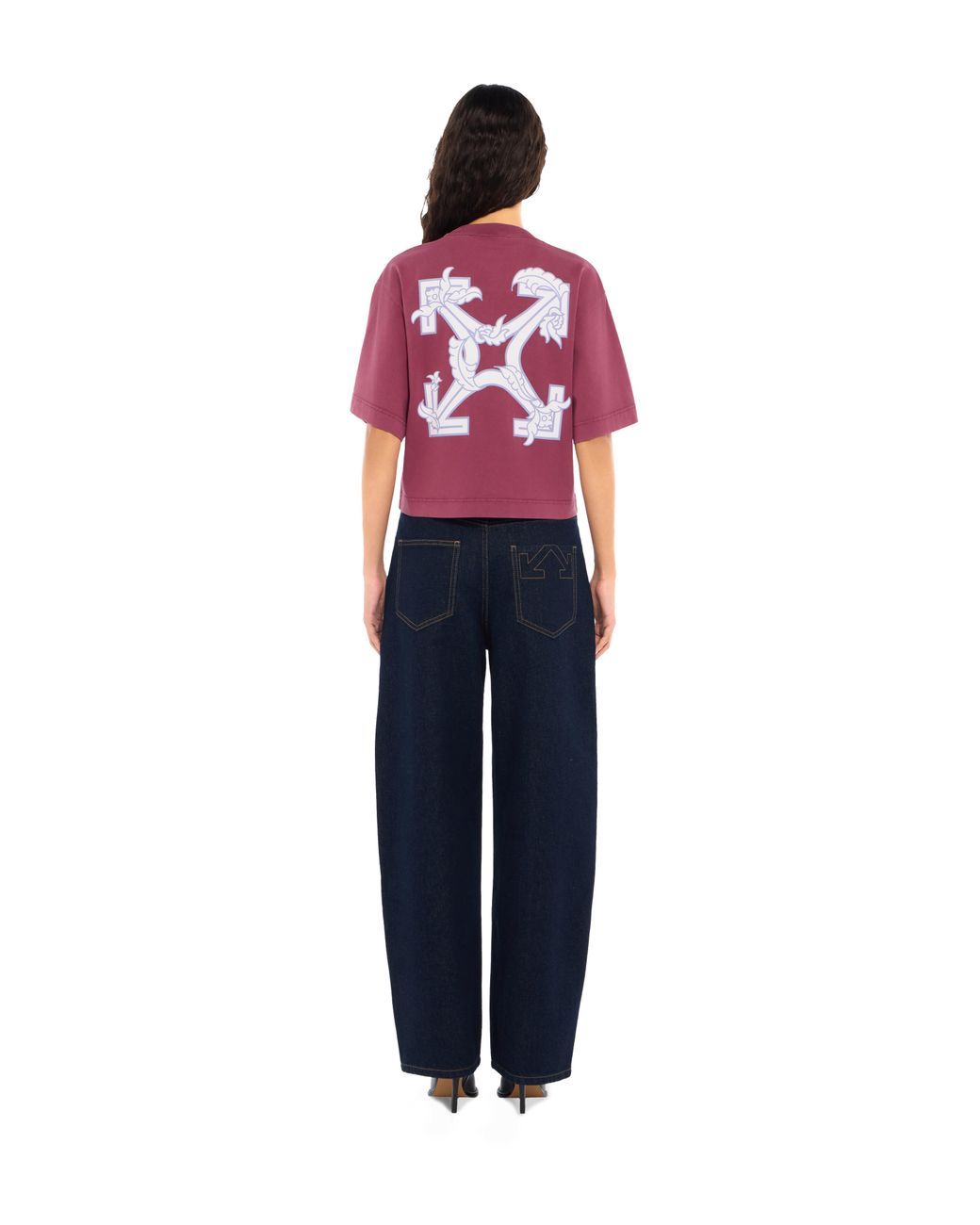 Off-White c/o Virgil Abloh Blue Balloon Denim Pants
