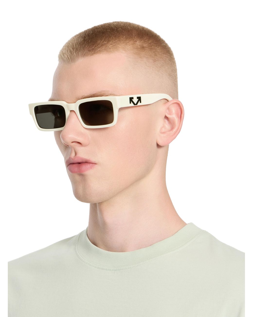 Off-White c/o Virgil Abloh Blue Huntington Smoke Lens Sunglasses