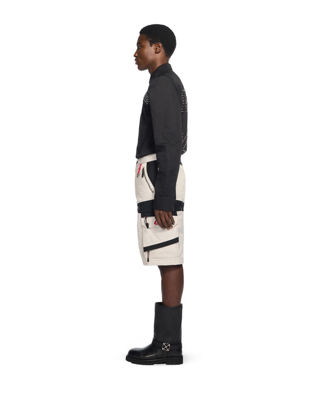 Off-White c/o Virgil Abloh White Sporty Nyl Cargo Shorts for men