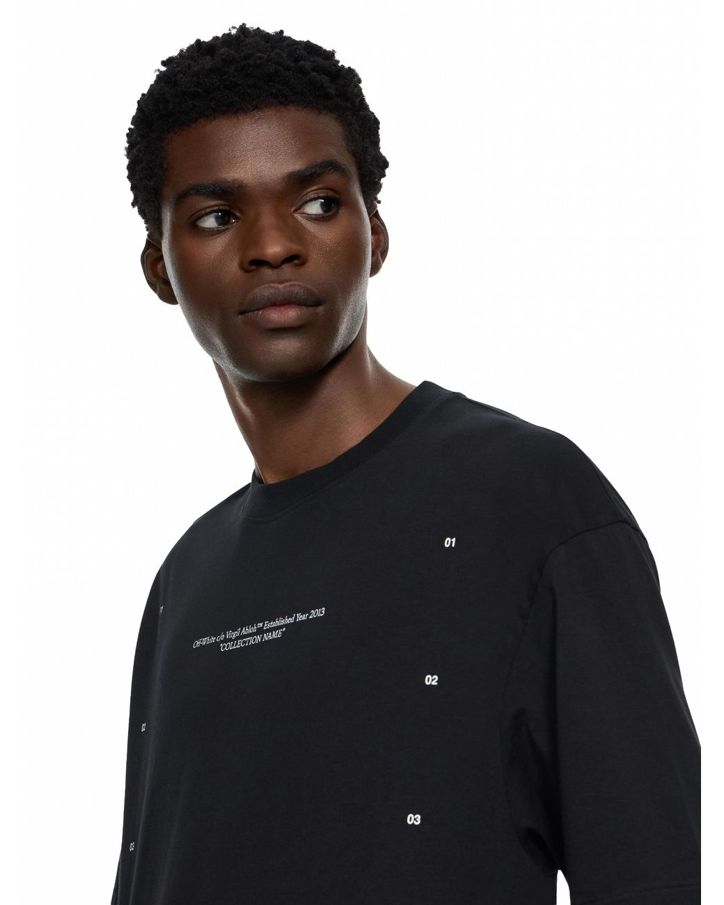 Off-White c/o Virgil Abloh Black Chakra Arrow Skate T-Shirt for men
