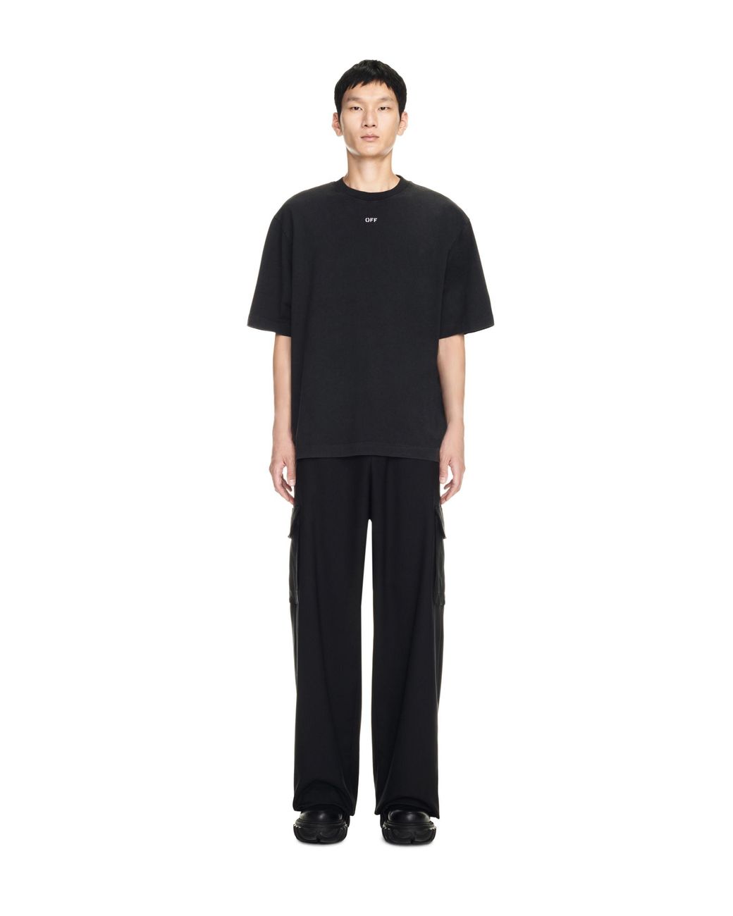 Off-White c/o Virgil Abloh Black S.Matthew Skate S/S Tee for men