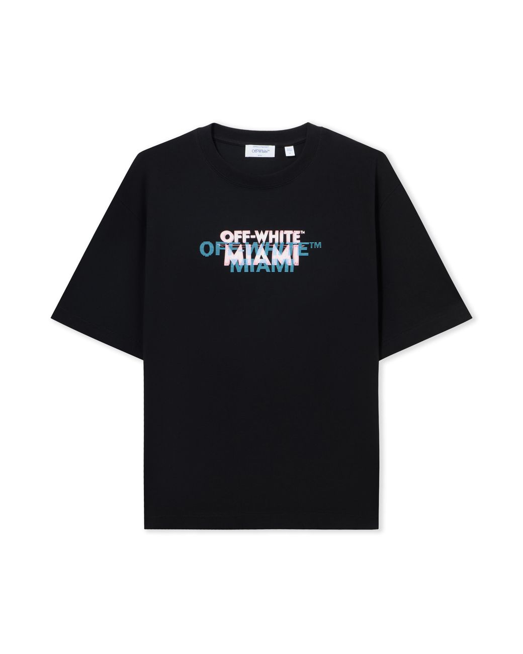Off-White c/o Virgil Abloh Black Miami City Garments Skate T-Shirt for men