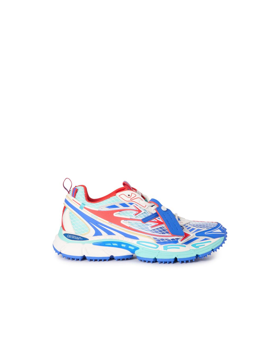 Off-White c/o Virgil Abloh Blue Be Right Back Fishnet Sneakers for men