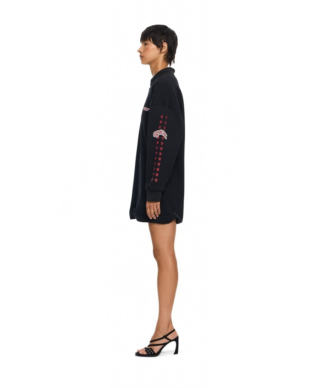 Off-White c/o Virgil Abloh Black Star Polo Sweatdress