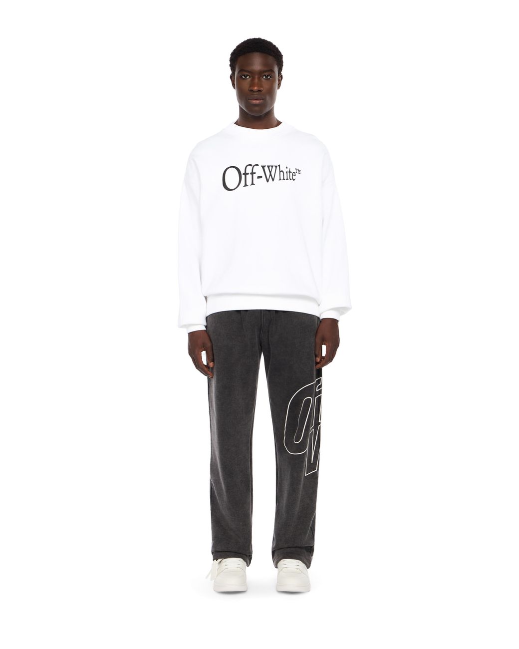 Off-White c/o Virgil Abloh White Run Arrow Skate Crewneck Sweatshirt for men