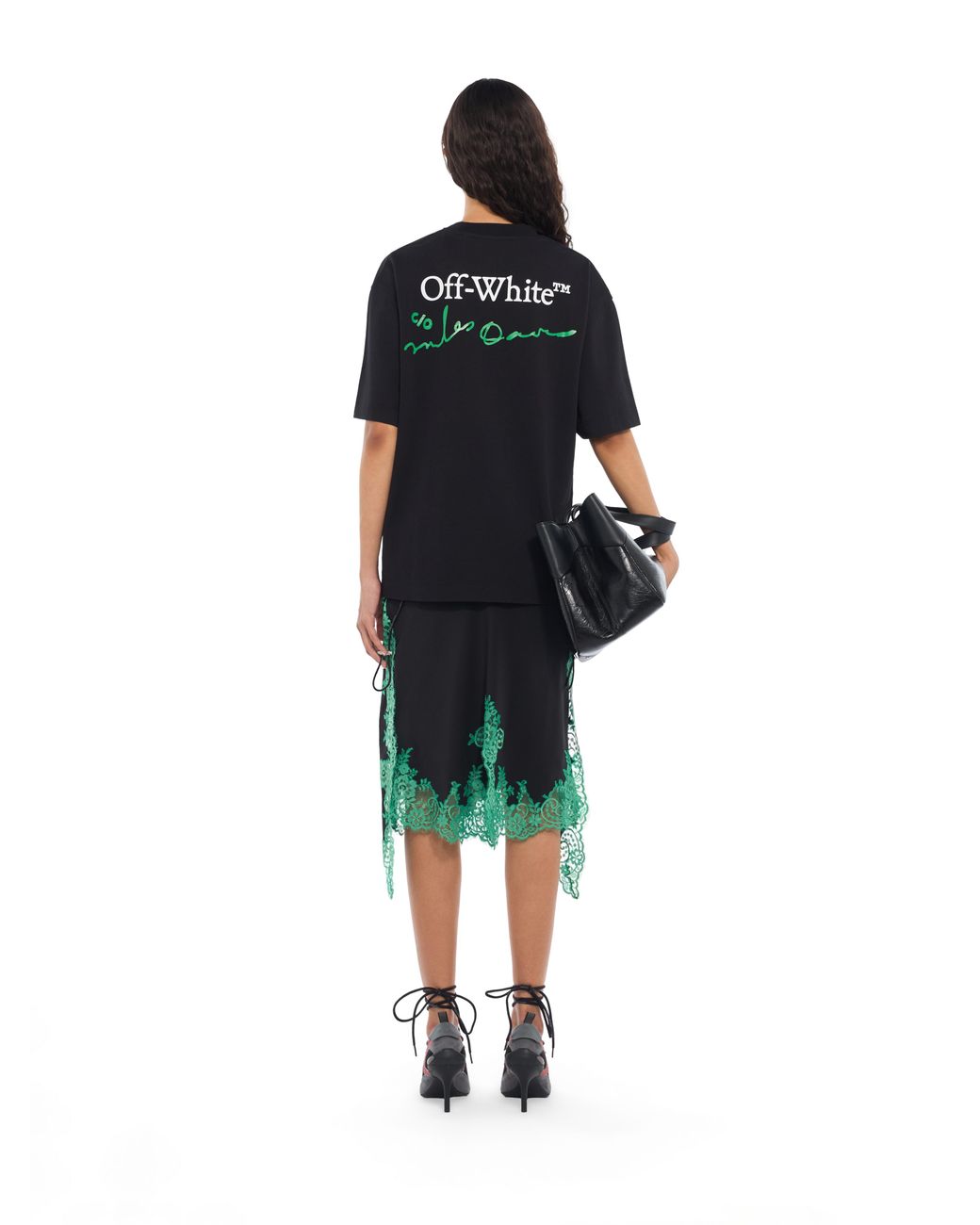 Off-White c/o Virgil Abloh Black Miles Davis League Skate T-Shirt