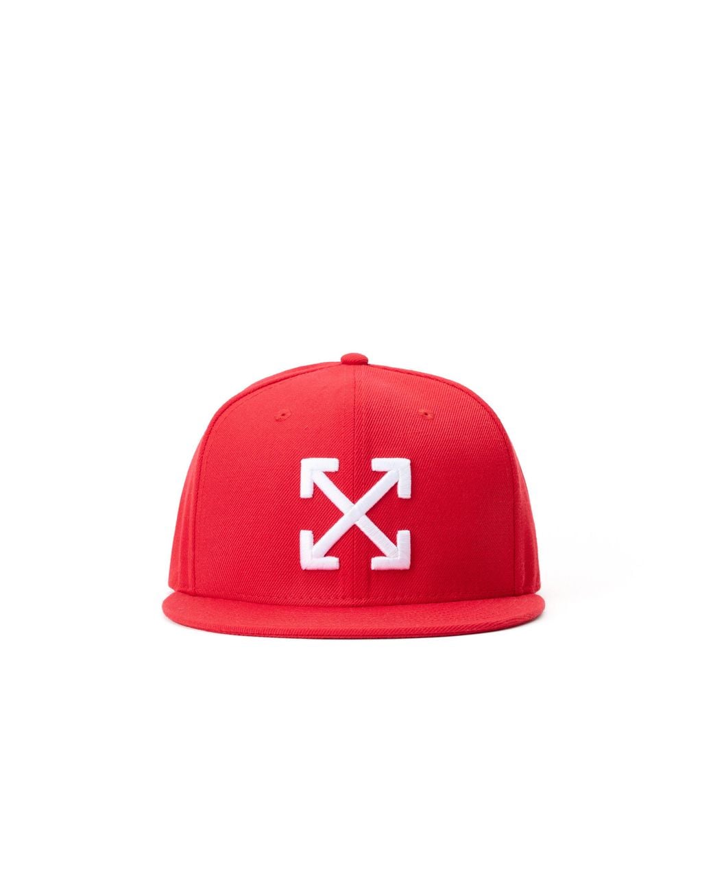 Off-White c/o Virgil Abloh Red Arrows Flat Brim Cap for men