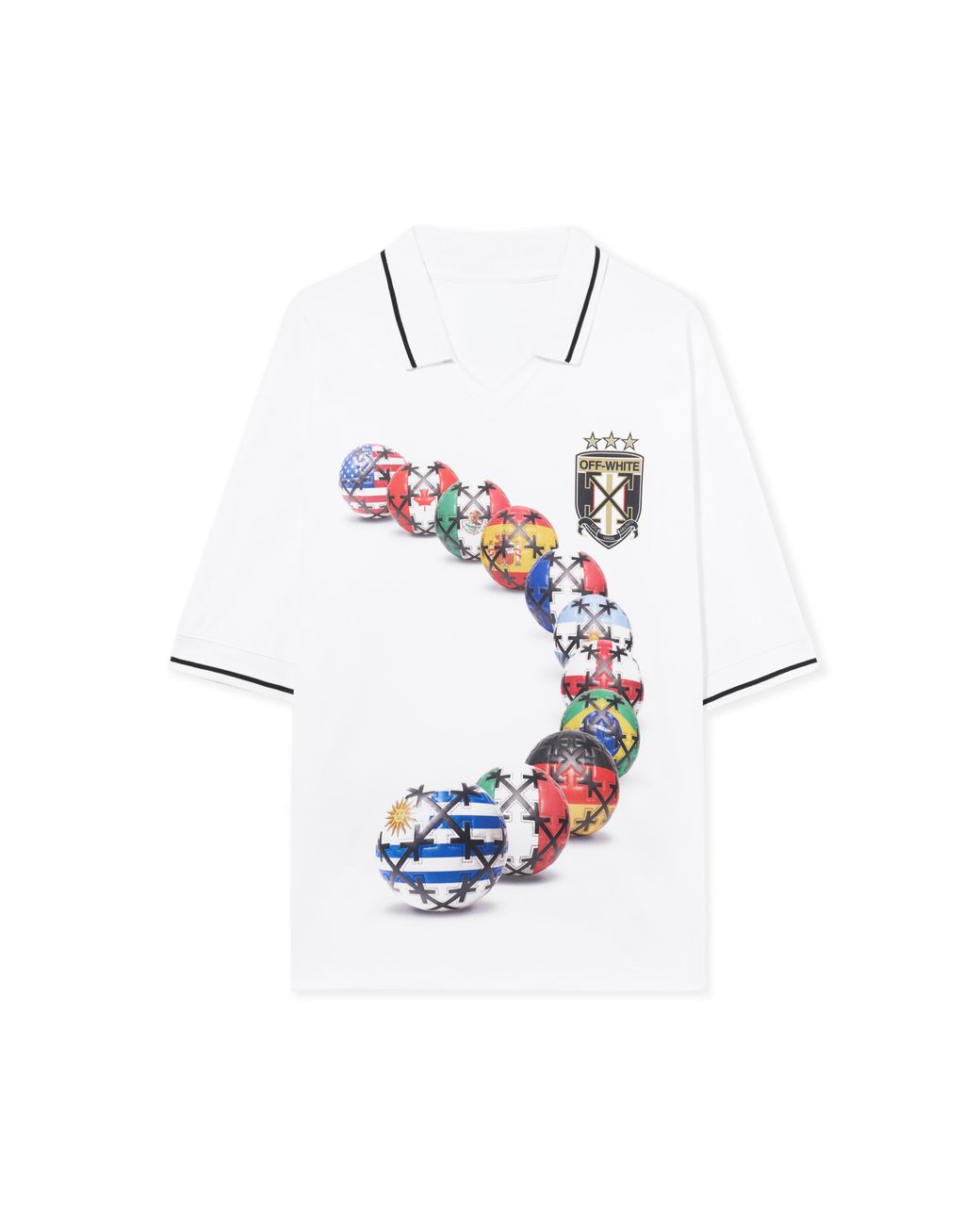Off-White c/o Virgil Abloh White Soccer '26 Tech T-Shirt for men