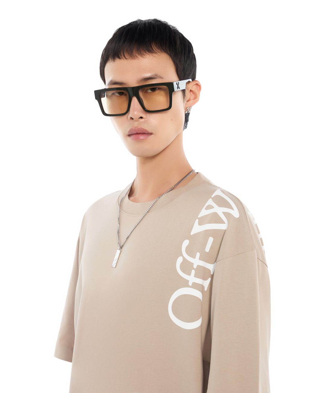 Off-White c/o Virgil Abloh White Vertical Bookish Skate T-Shirt for men