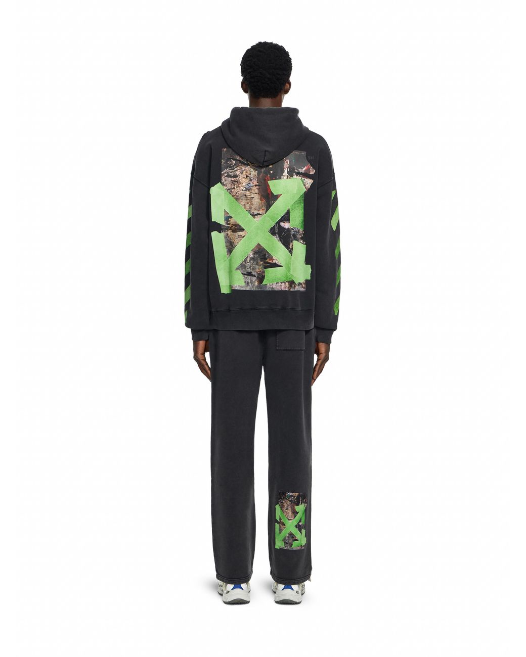 Off-White c/o Virgil Abloh Black Bacco Arrow Skate Hoodie for men